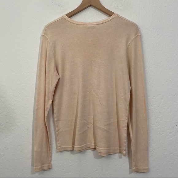 Renegade Classics Vintage Women’s L Pale Pink Long Sleeve Thermal Top Y2k - Picture 7 of 7